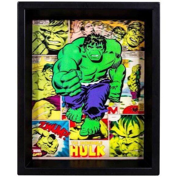 Marvel Iron Man Holographic Art in Frame by Pyramid America - Picture 1 of 6